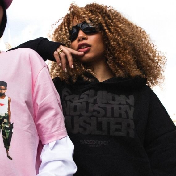 HOODIE "CRUEL SEASON" HUSTLER BLACK