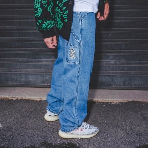 PROPAGANDA JEEZ CARPENTER DENIM PANT BLUE