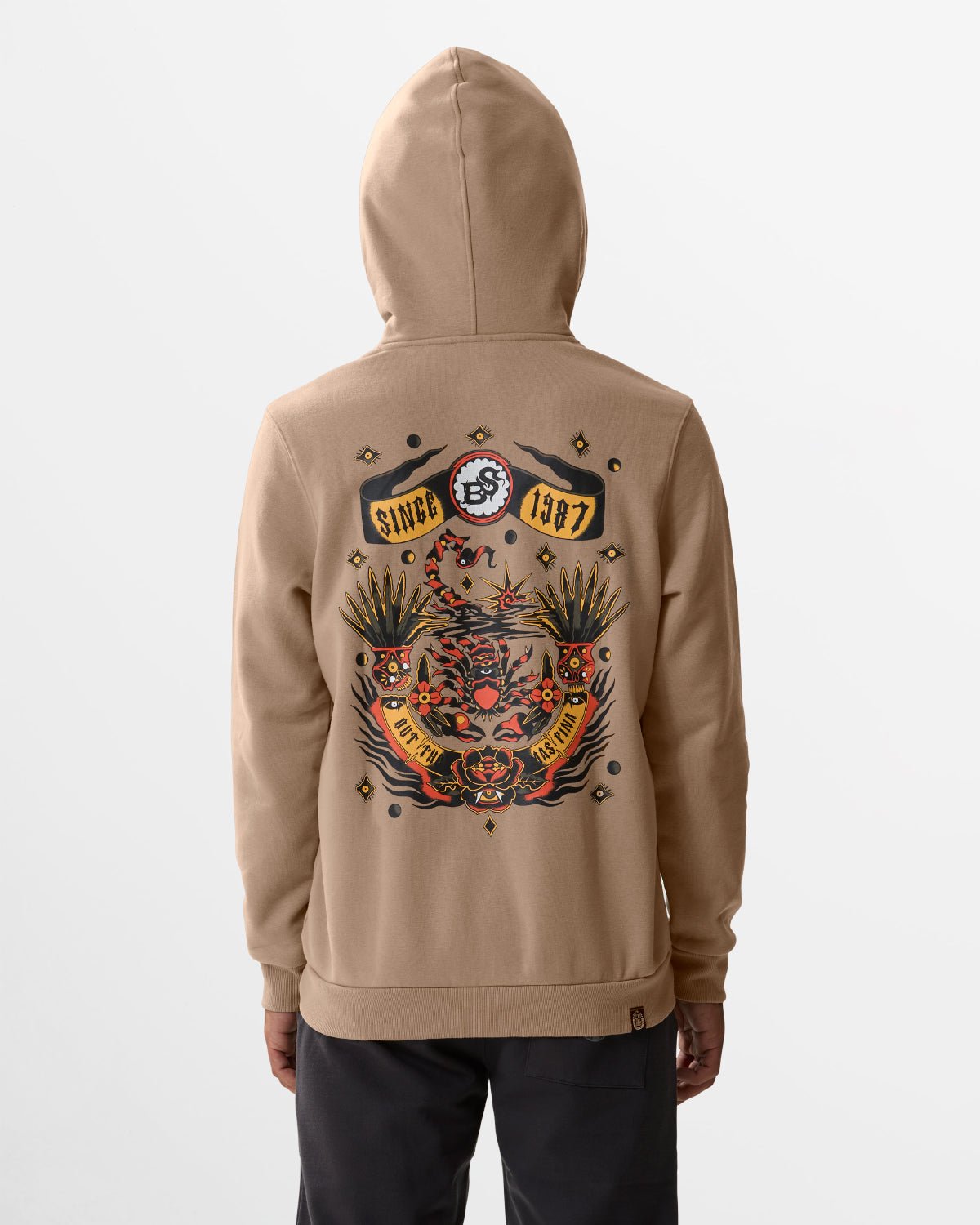 SCORPION BAY FELPA CON CAPPUCCIO ''LIQUID SUNRISE'' - immagine 2