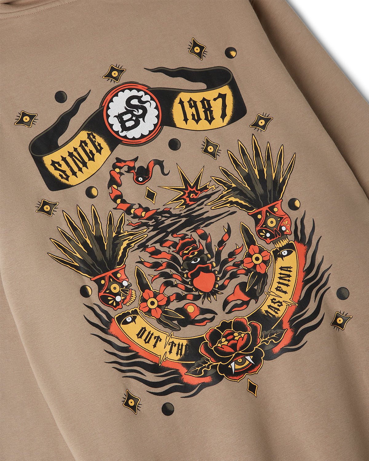 SCORPION BAY FELPA CON CAPPUCCIO ''LIQUID SUNRISE'' - immagine 3