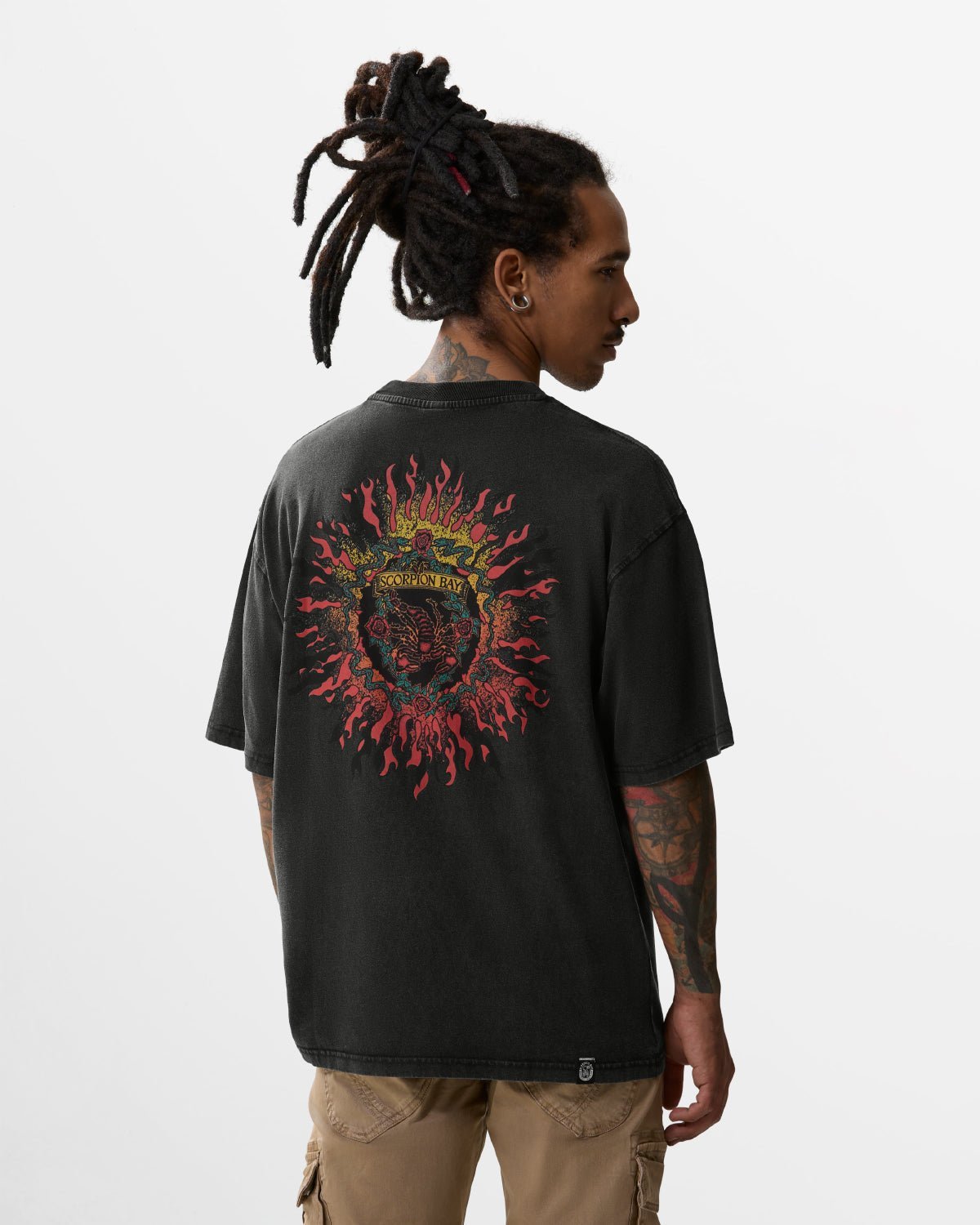 SCORPION BAY T-SHIRT STAMPATA ''SCORPION ROSES'' - immagine 2