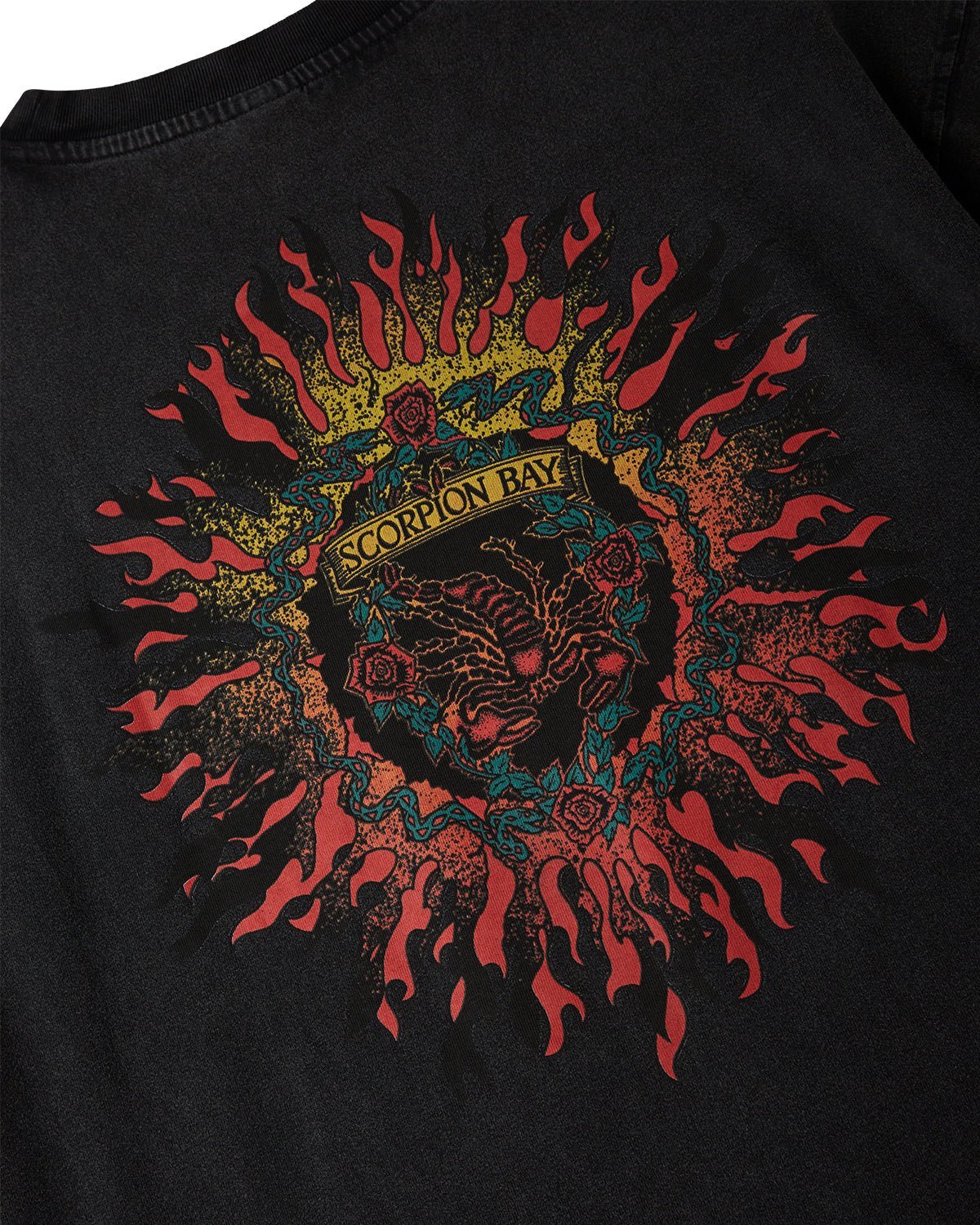 SCORPION BAY T-SHIRT STAMPATA ''SCORPION ROSES'' - immagine 3