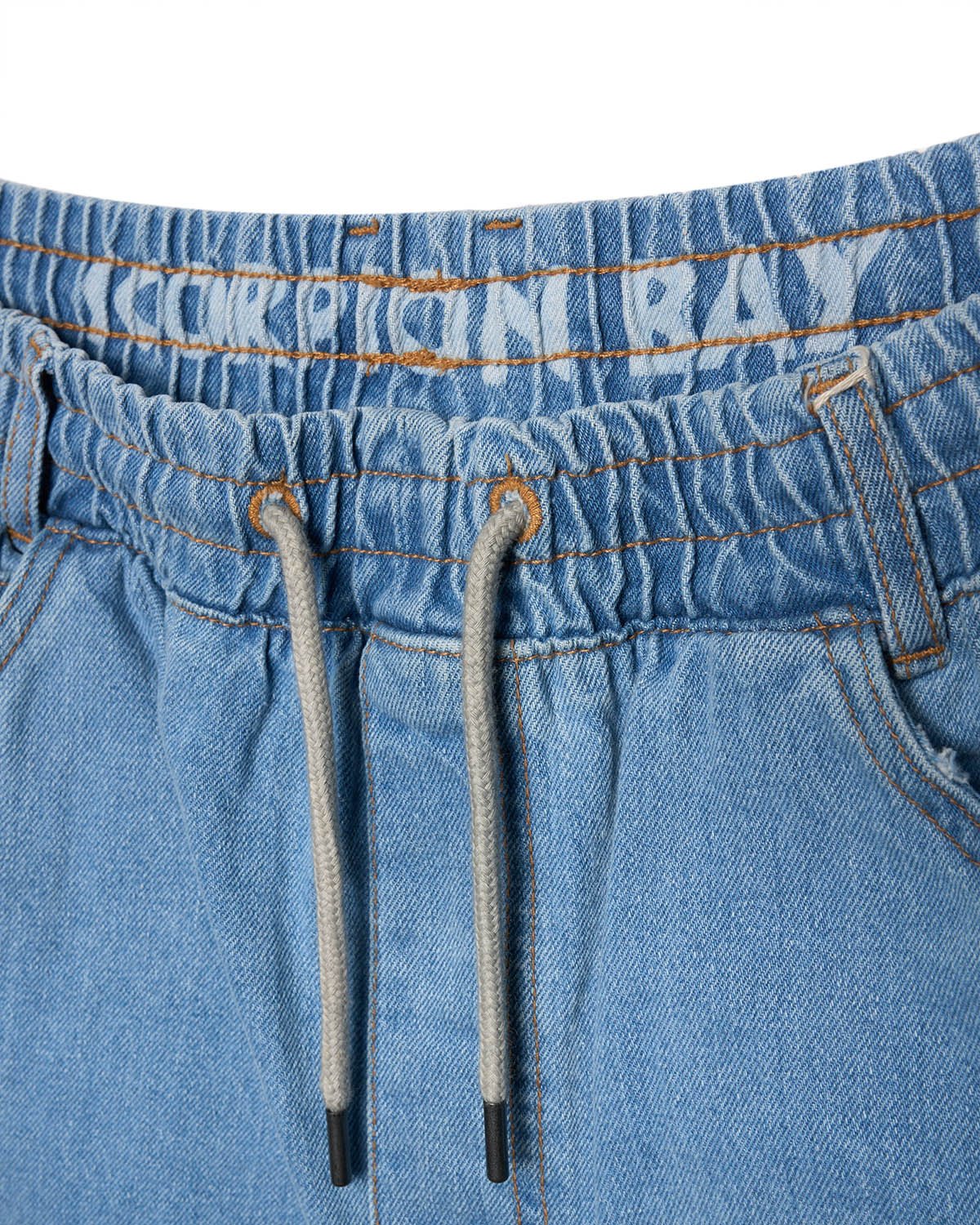 SCORPION BAY PANTALONI CARGO IN DENIM CON VITA ELASTICATA - immagine 3