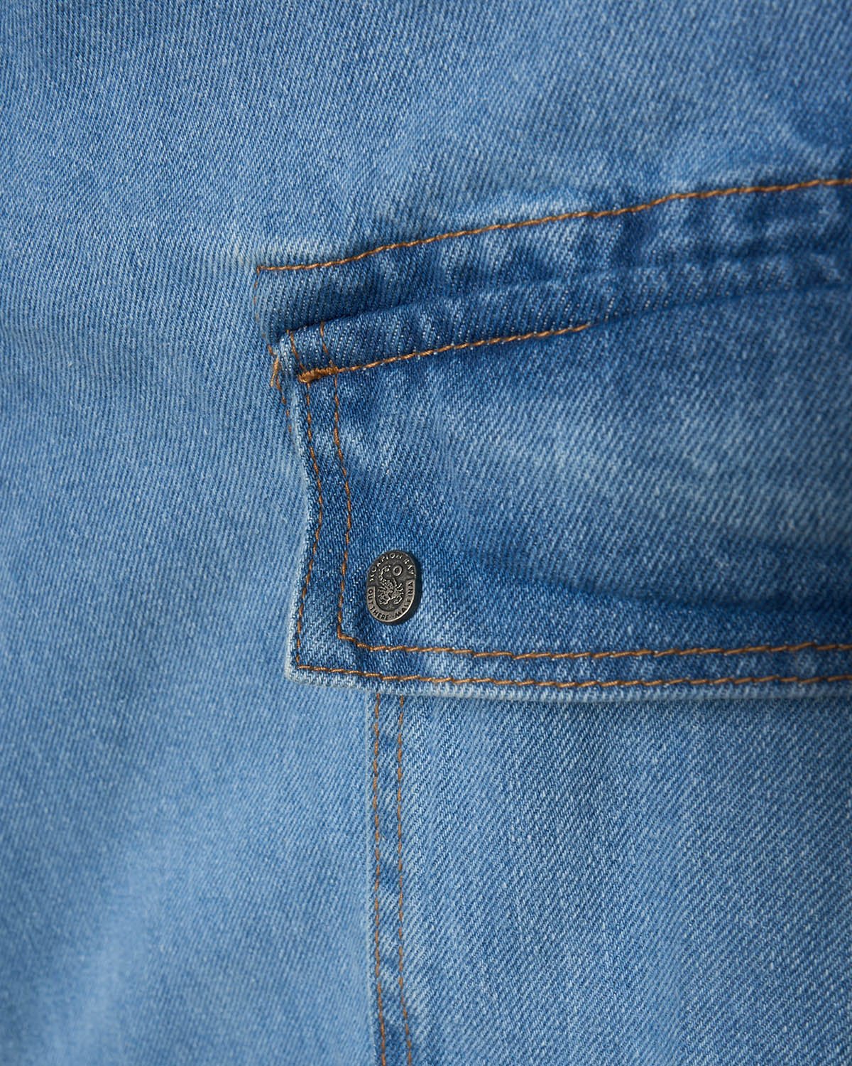 SCORPION BAY PANTALONI CARGO IN DENIM CON VITA ELASTICATA - immagine 5