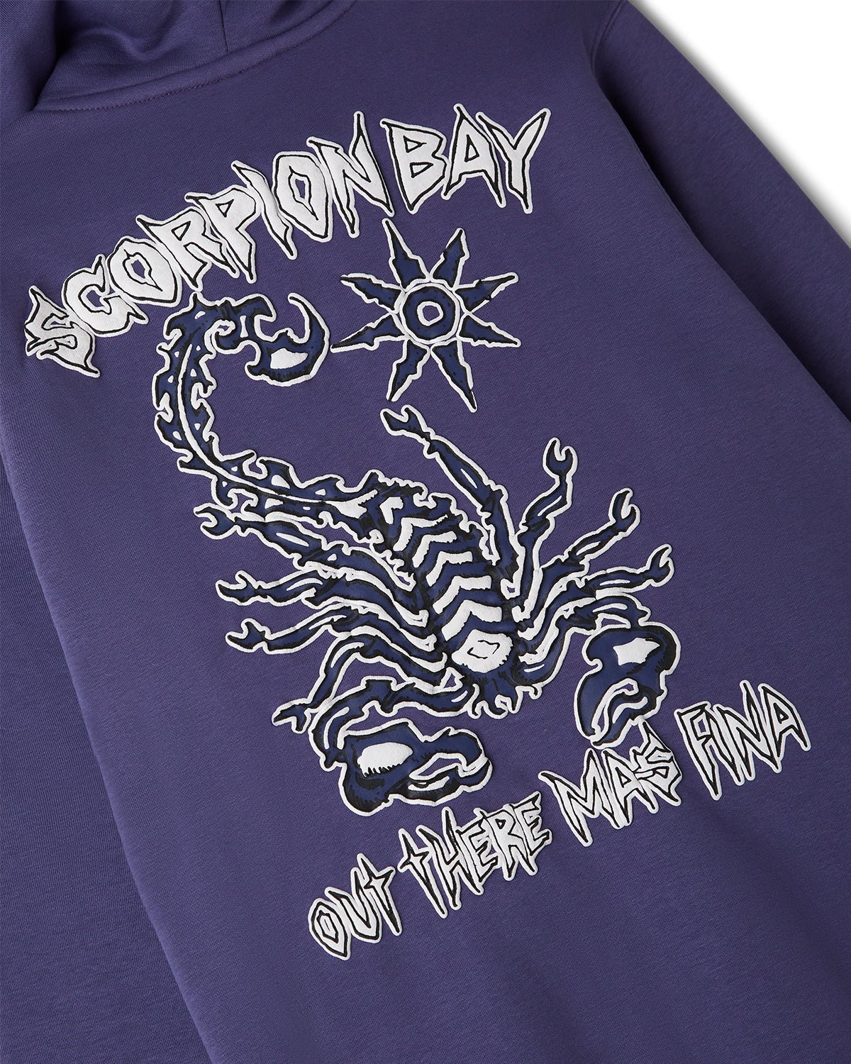 SCORPION BAY FELPA CON CAPPUCCIO E ZIP ''NEON SCORPION'' - immagine 3