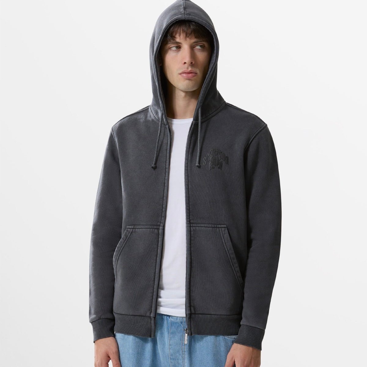 SCORPION BAY FELPA CON CAPPUCCIO E ZIP ''SCORPION ARROW''