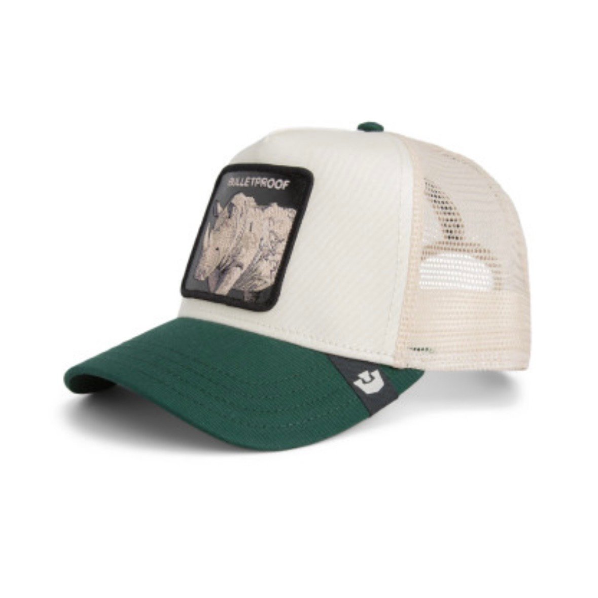 GOORIN BROS CAPPELLO BULLETPROOF TRUCKER CHALK/GUARD - immagine 2