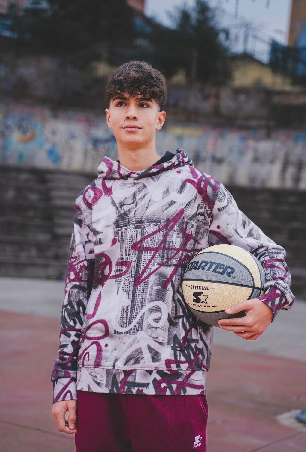 STARTER FELPA ALL OVER STREET N.Y. - immagine 3