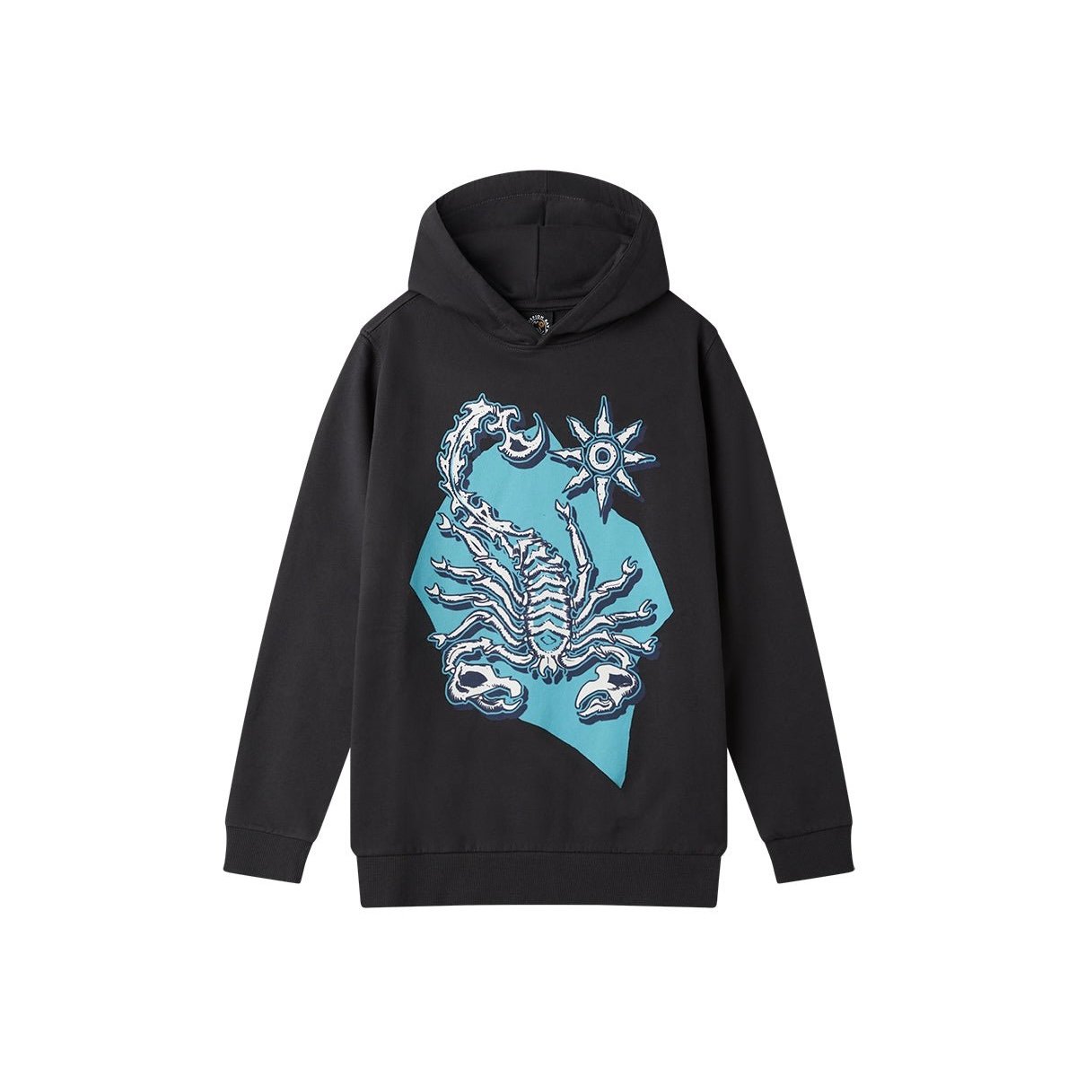 SCORPION BAY FELPA CON CAPPUCCIO ''SCORPION FLUO'' BAMBINO