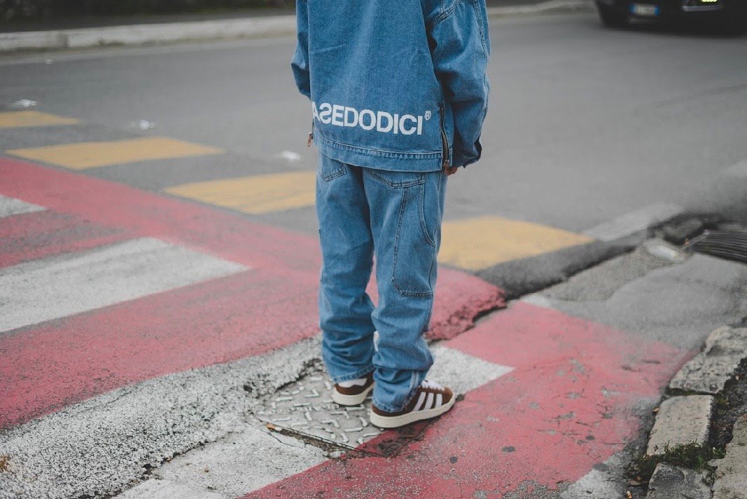BASEDODICI GIUBBOTTO DENIM BLUE - immagine 3