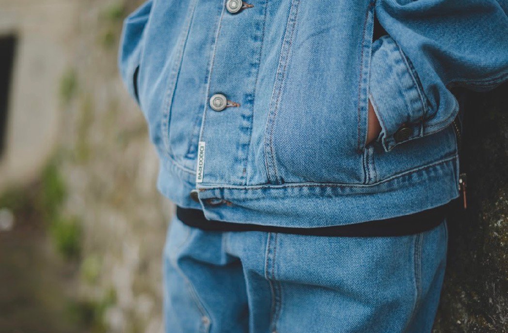 BASEDODICI GIUBBOTTO DENIM BLUE - immagine 4