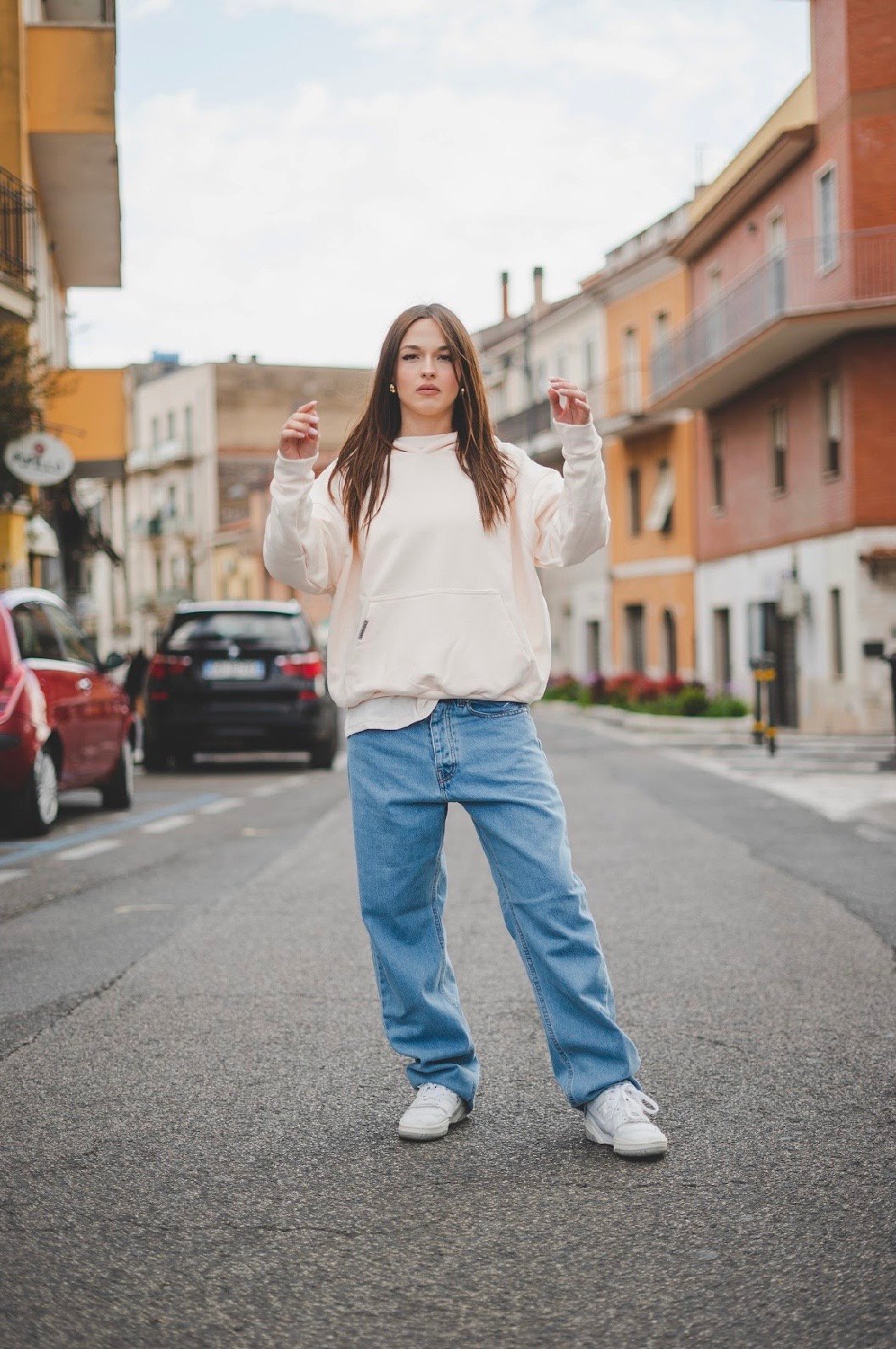 BASEDODICI HOODIE ''RESORT'' ULTRABASIC CREAM - immagine 3