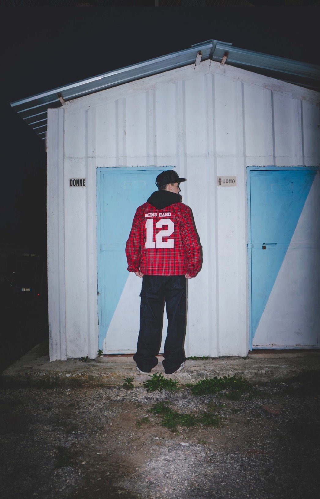 BASEDODICI GOINGHARD SHIRT “DE LA RUE À LA RUE” RED - immagine 4