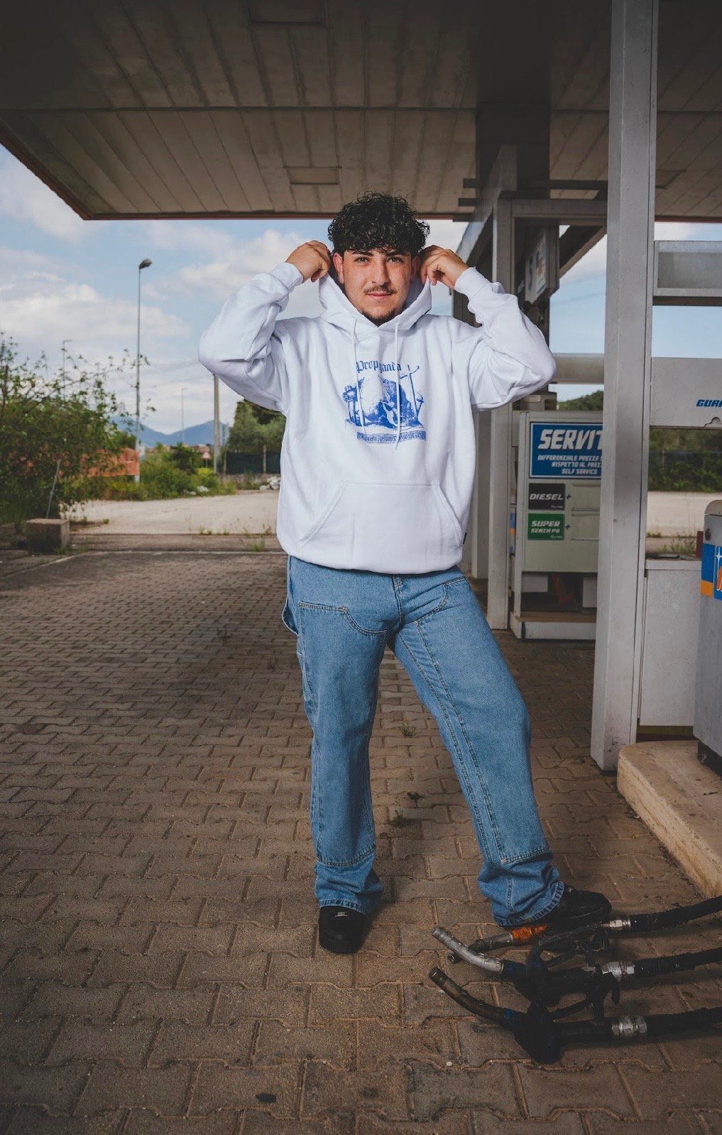 PROPAGANDA HOODIE DOLOR WHITE - immagine 3