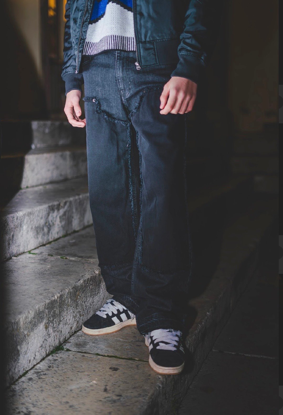 BASEDODICI WORK PANTS DISTRESSED - immagine 4