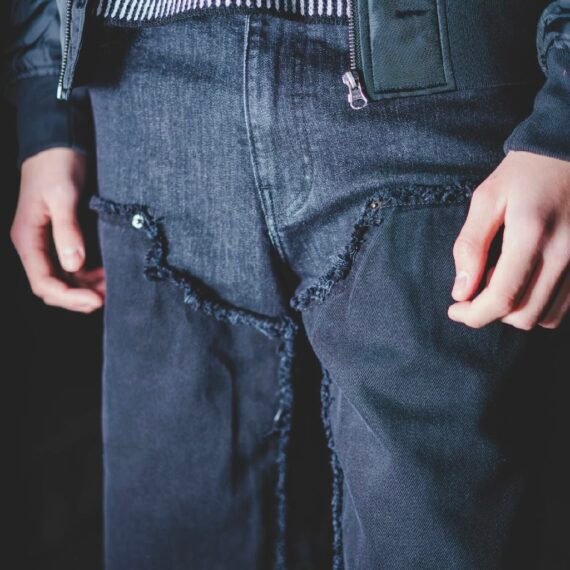 BASEDODICI WORK PANTS DISTRESSED