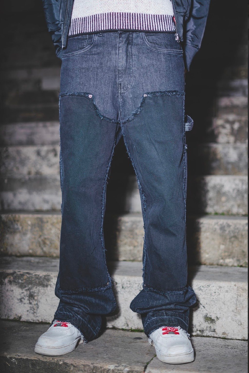 BASEDODICI WORK PANTS DISTRESSED - immagine 2