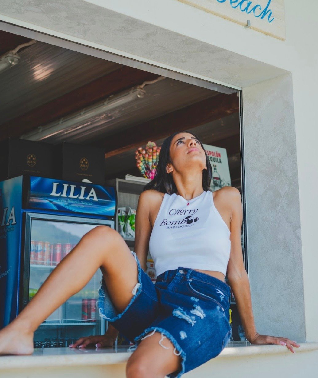 BASEDODICI BIGALL SHORT DENIM BLU - immagine 2