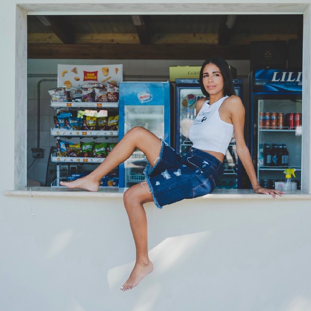 BASEDODICI BIGALL SHORT DENIM BLU - immagine 3