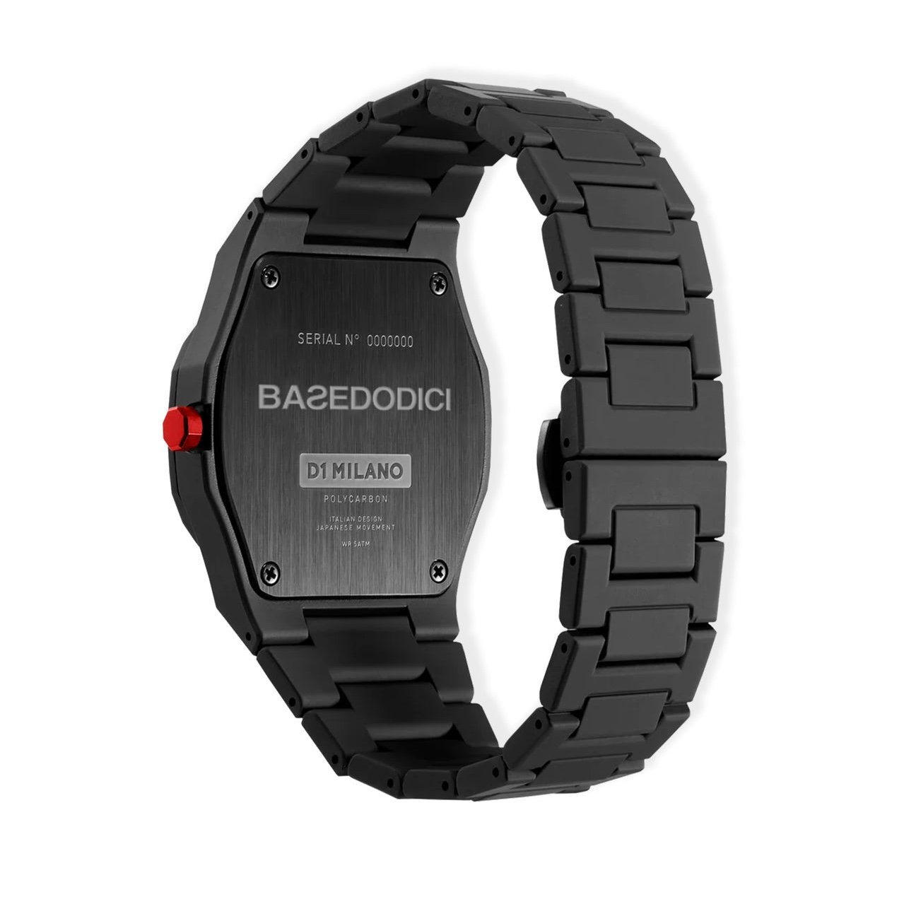 BASEDODICI WATCH "D1MILANOxBASEDODICI" BLACK POLYCARBON - immagine 2