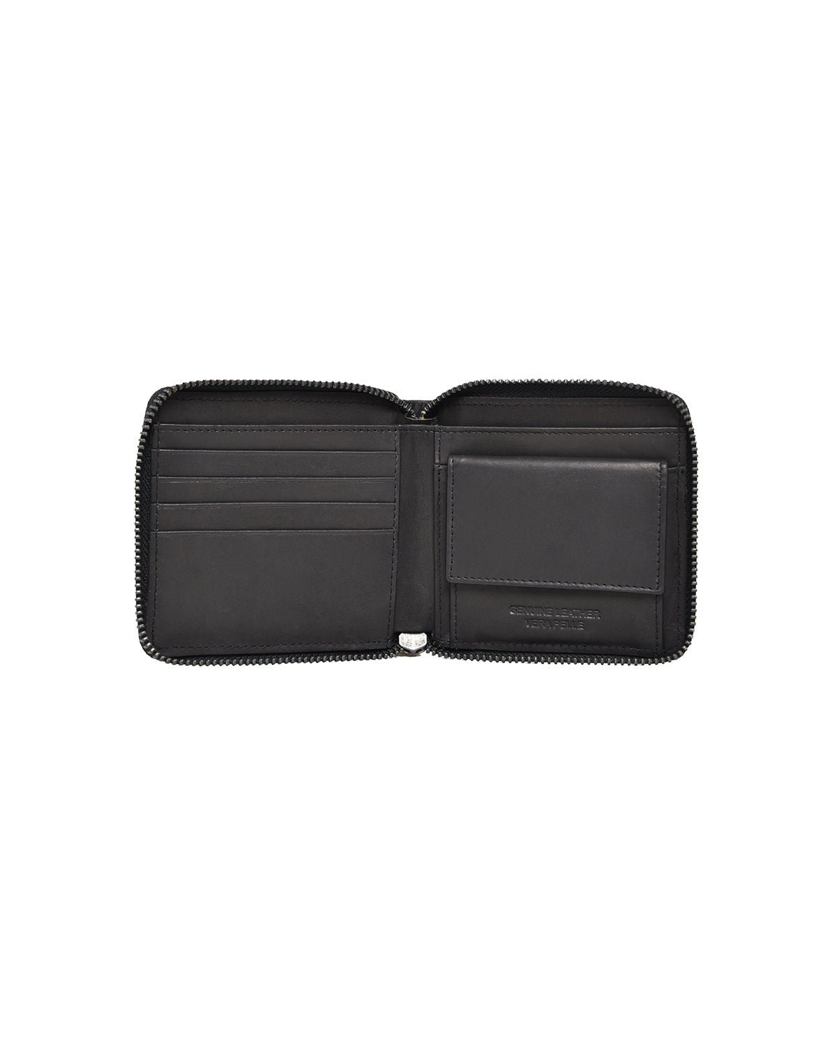 SCORPION BAY PORTAFOGLIO IN PELLE CON ZIP BLACK - immagine 2