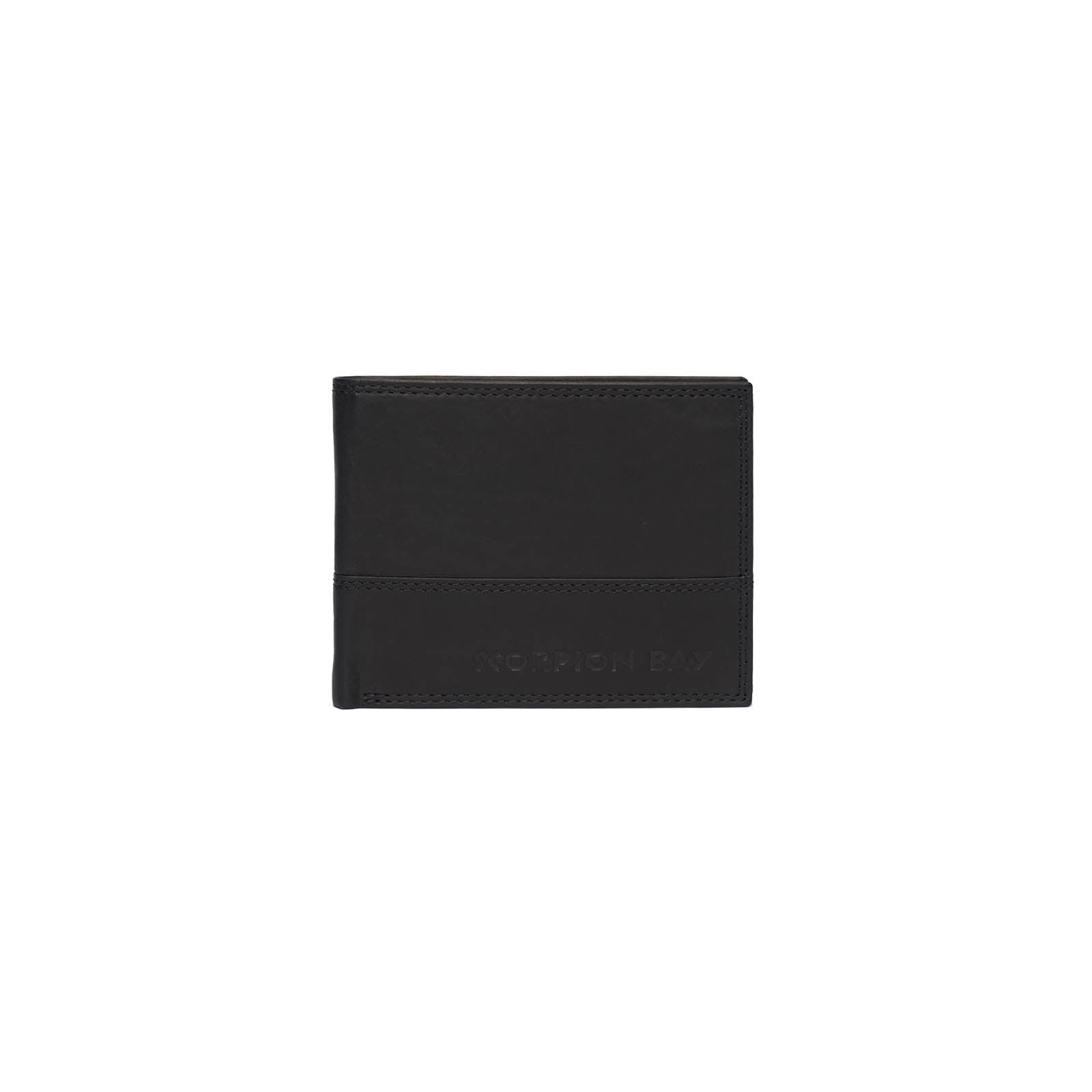 SCORPION BAY PORTAFOGLIO IN PELLE CON SCRITTA E LOGO IMPRESSI