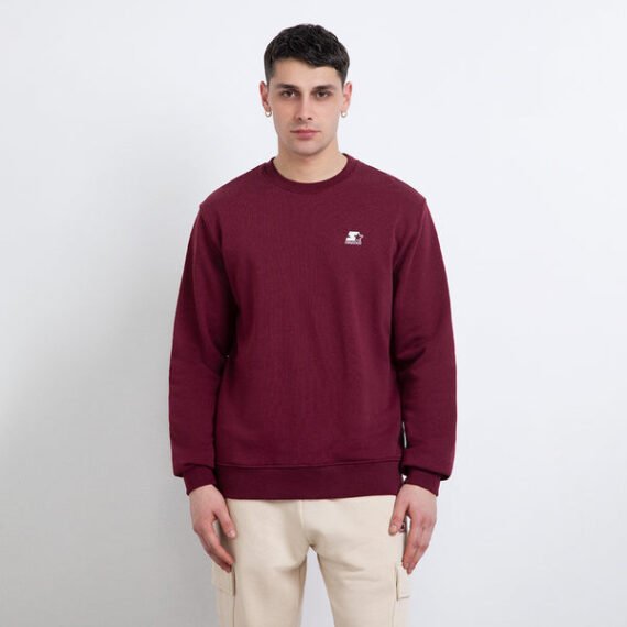 STARTER CREWNECK BORDEAUX