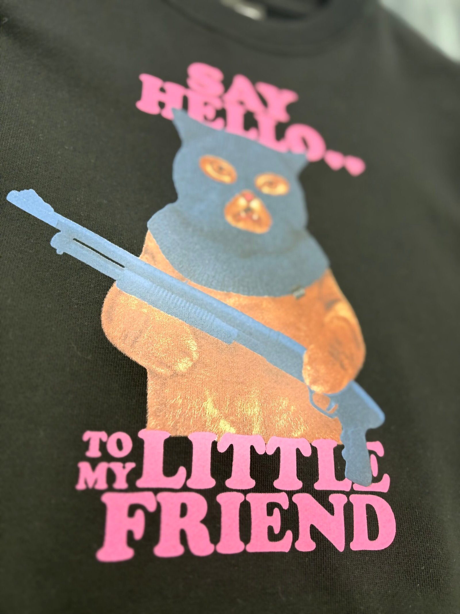 PROPAGANDA CREWNECK HELLO WOMAN BLACK - immagine 3