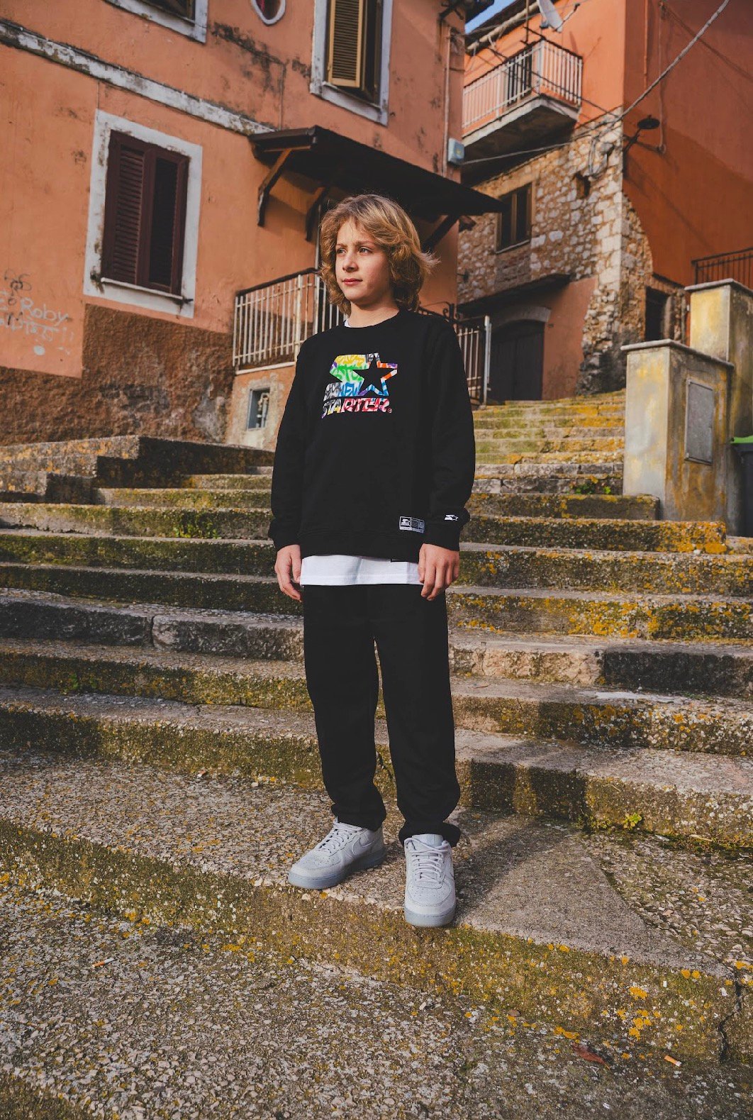 STARTER PANTALONE URBAN BAMBINO NERO - immagine 3