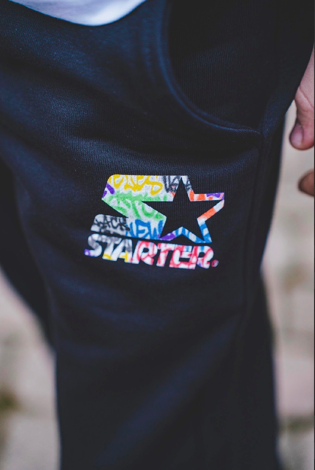 STARTER PANTALONE URBAN BAMBINO NERO - immagine 2