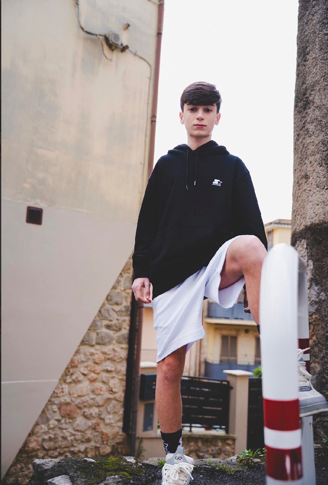 STARTER FELPA GRAFFITI NERO - immagine 4