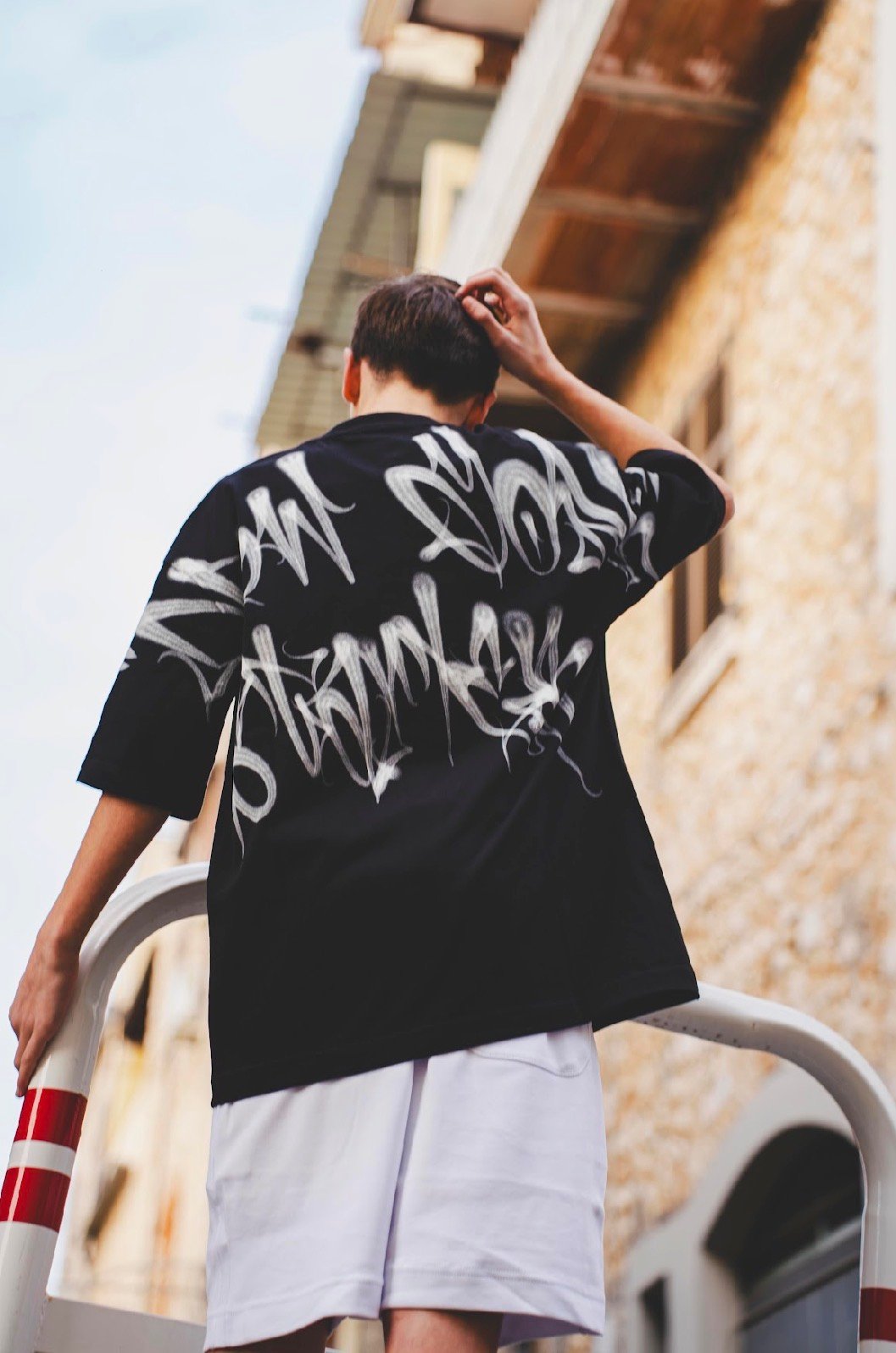 STARTER T-SHIRT RELAXED FIT GRAFFITI STATEMENT NERO - immagine 5