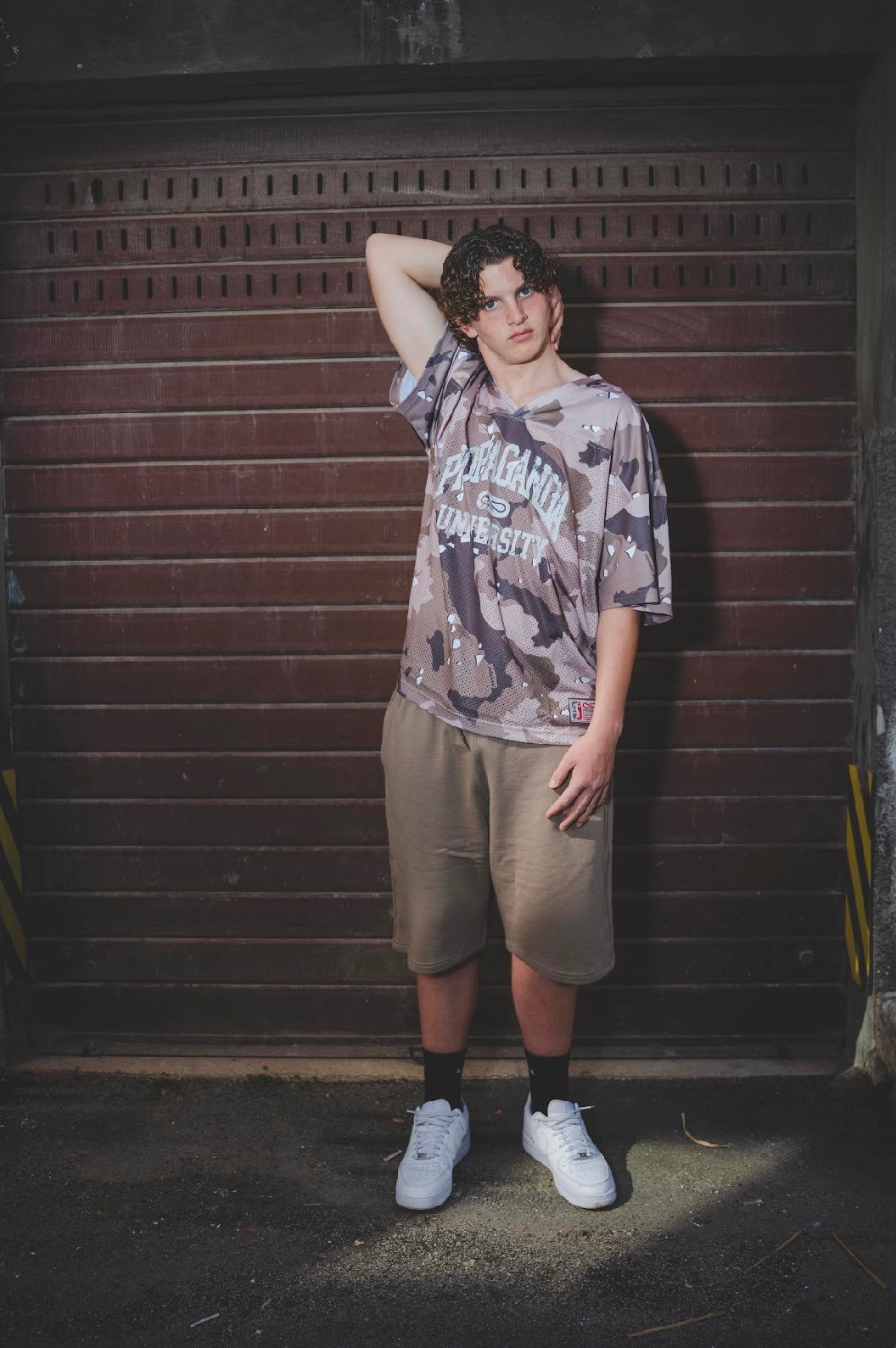 PROPAGANDA BERMUDA SWEATSHORT LABEL - immagine 3