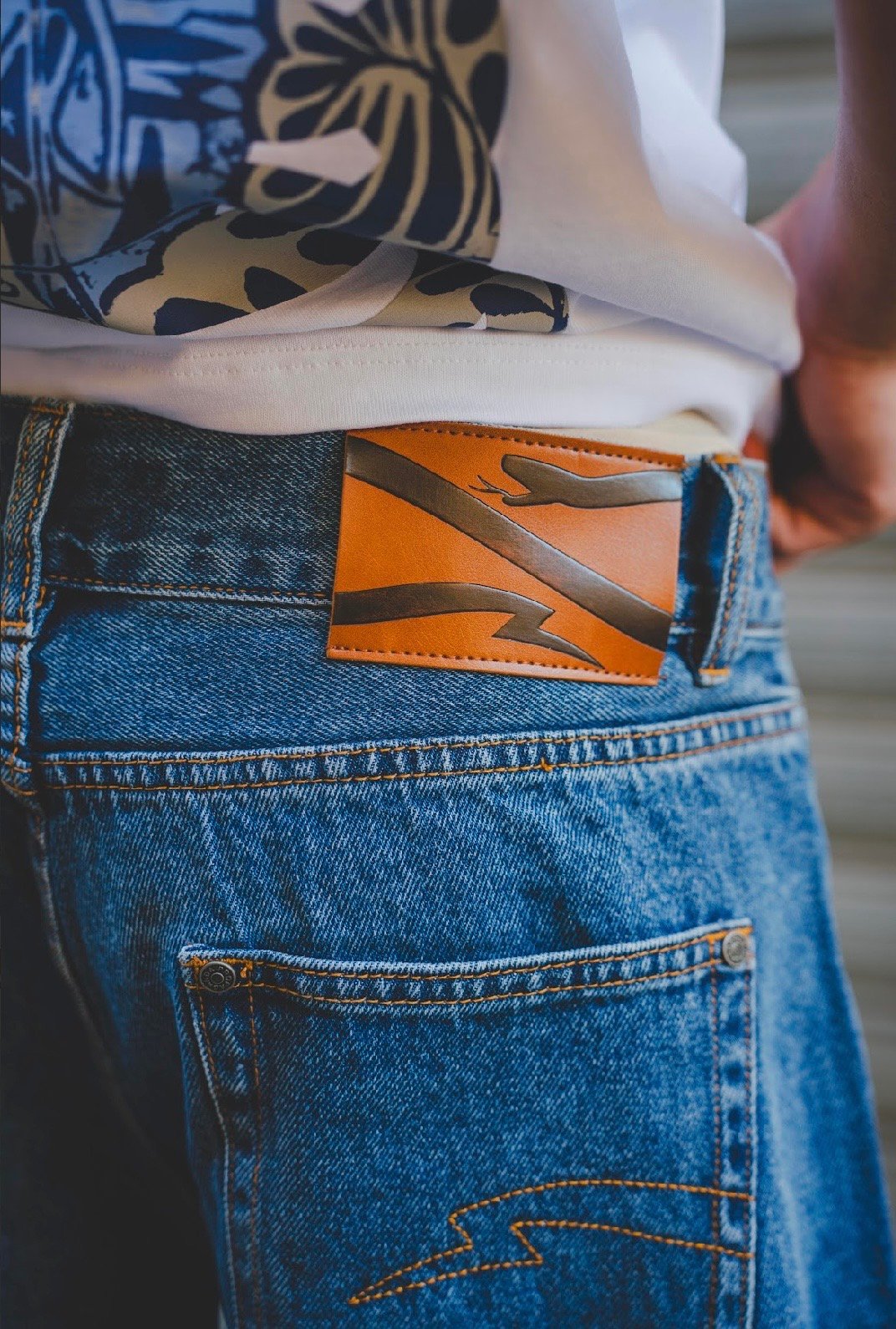 PROPAGANDA DENIM SHORT PRAY - immagine 4