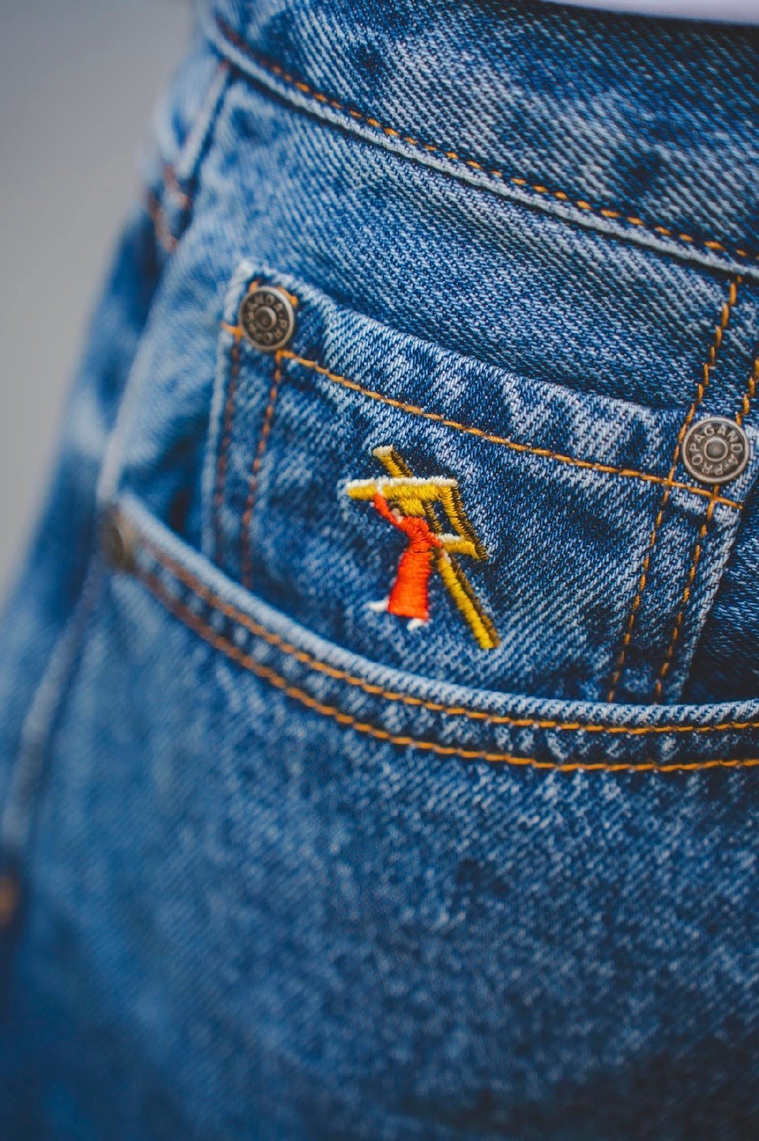 PROPAGANDA DENIM SHORT PRAY - immagine 5