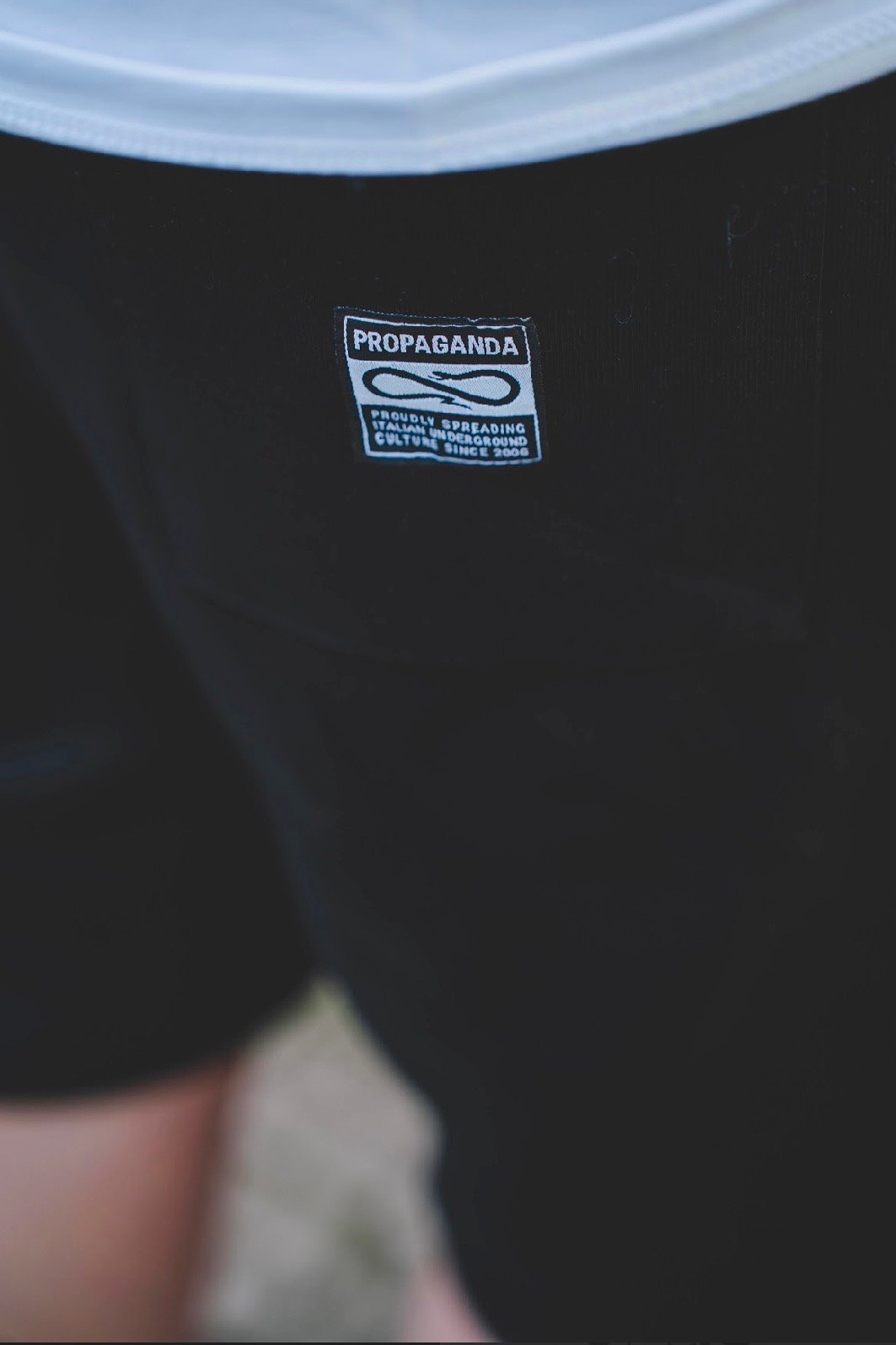 PROPAGANDA BERMUDA SWEATSHORT LABEL - immagine 3