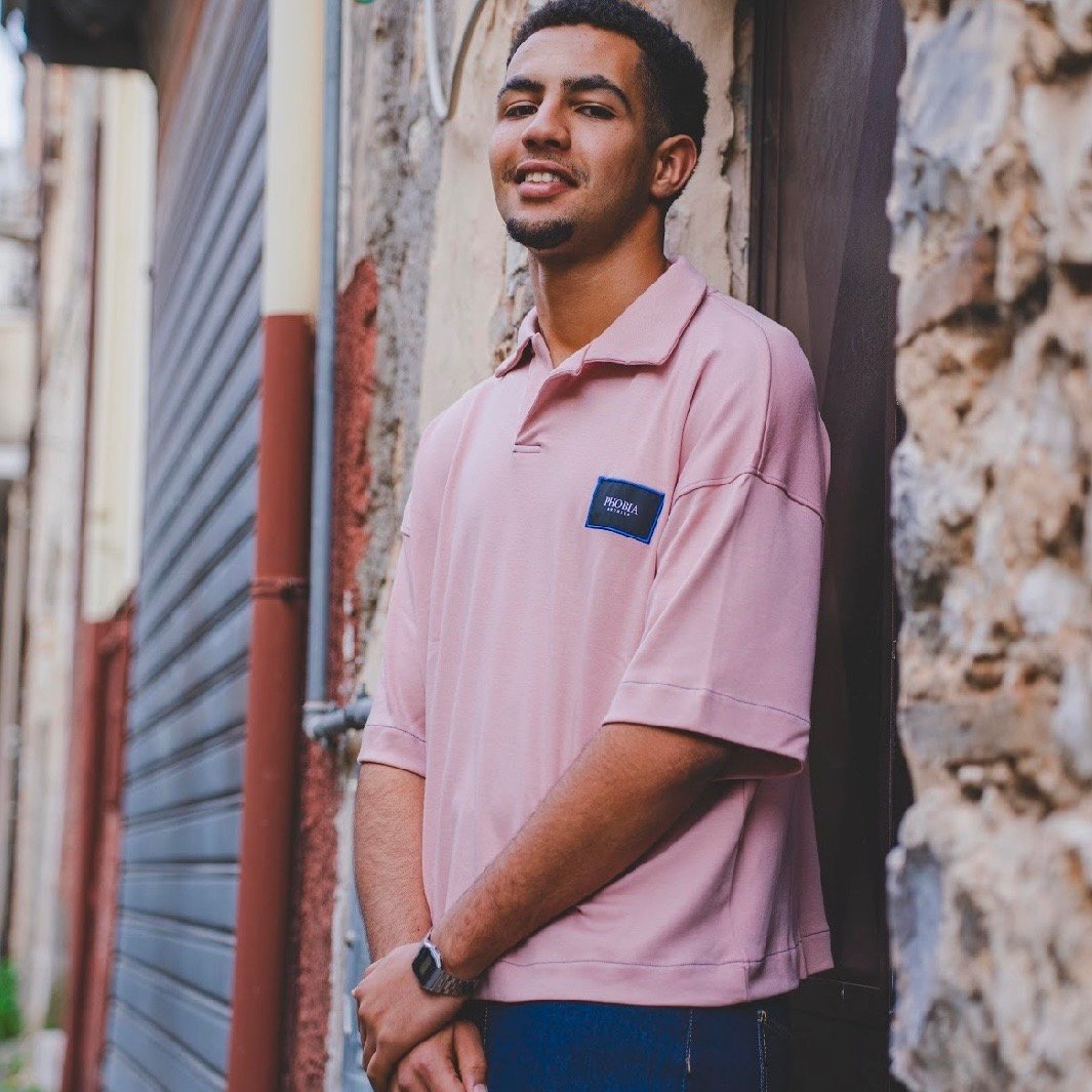 PHOBIA PINK POLO WITH MINI FLW