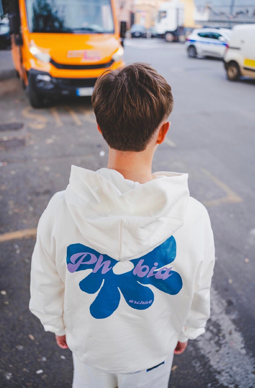 PHOBIA OFFWHITE HOODIE MINI FLW - immagine 2