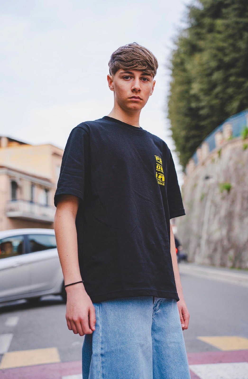 PHOBIA BLACK TEE GIAPPO LOGO - immagine 3