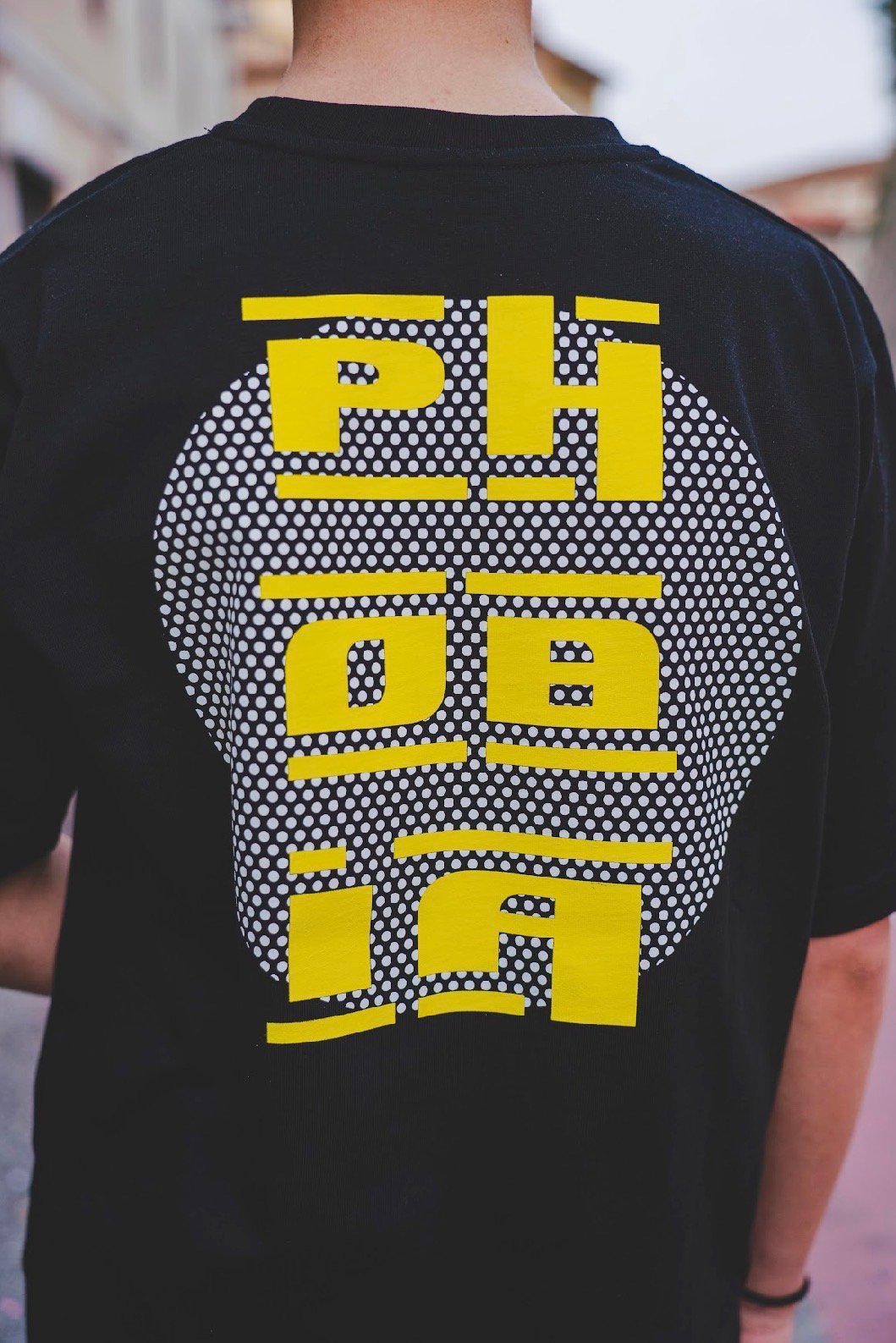 PHOBIA BLACK TEE GIAPPO LOGO - immagine 2
