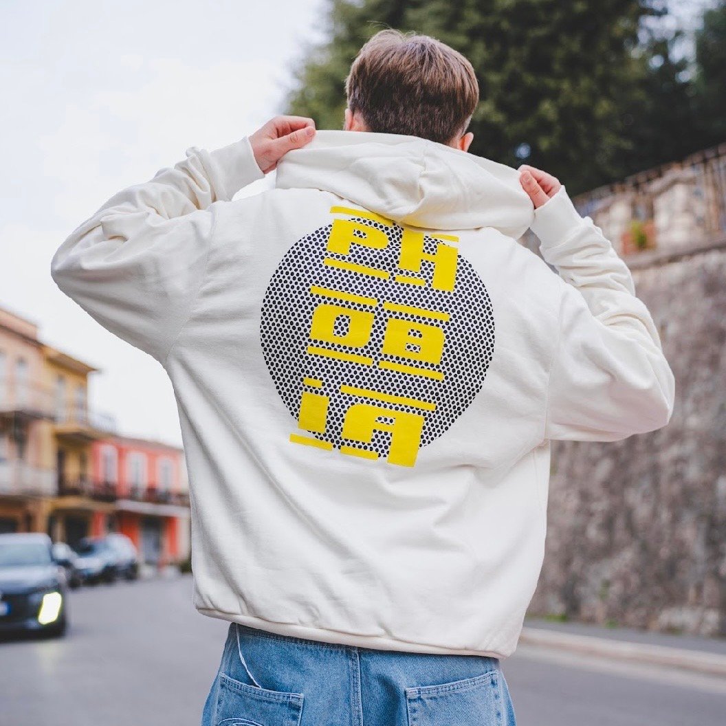 PHOBIA ARCHIVE OFFWHITE HOODIE