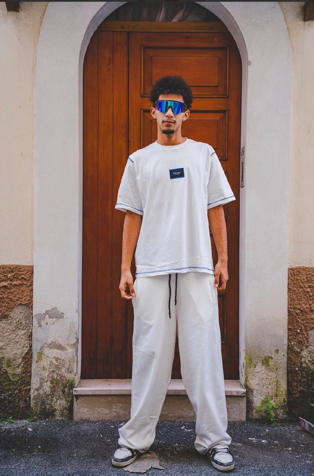 PHOBIA OFFWHITE TEE WITH EMBROIDERED - immagine 5
