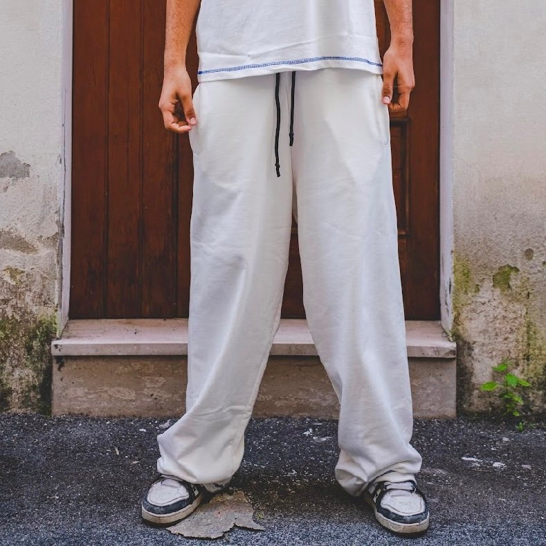 PHOBIA OFFWHITE WIDE PANTS