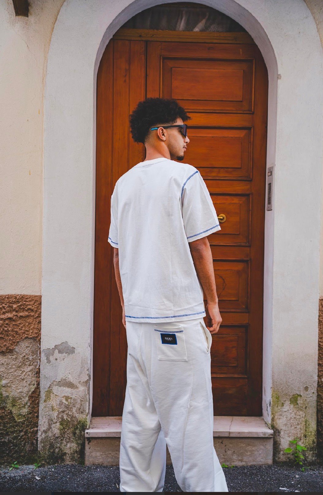 PHOBIA OFFWHITE WIDE PANTS - immagine 3