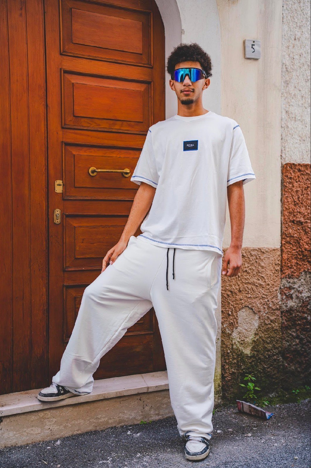 PHOBIA OFFWHITE WIDE PANTS - immagine 5