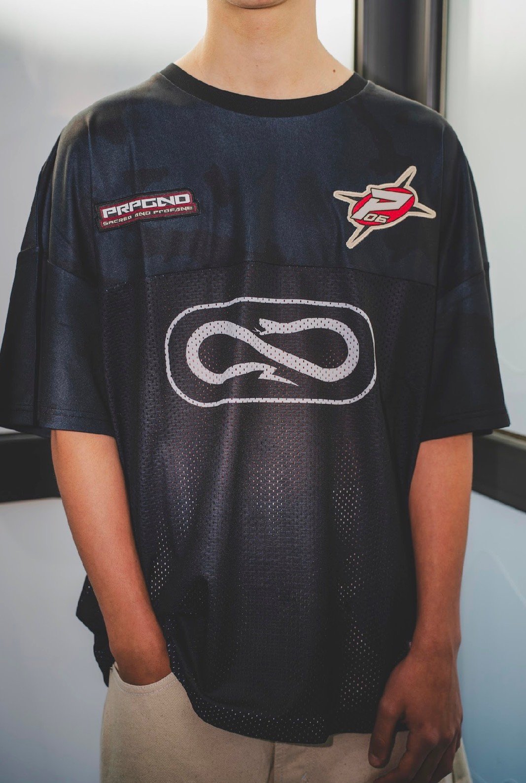 PROPAGANDA RUGBY JERSEY TEE PROFANE NERO - immagine 2