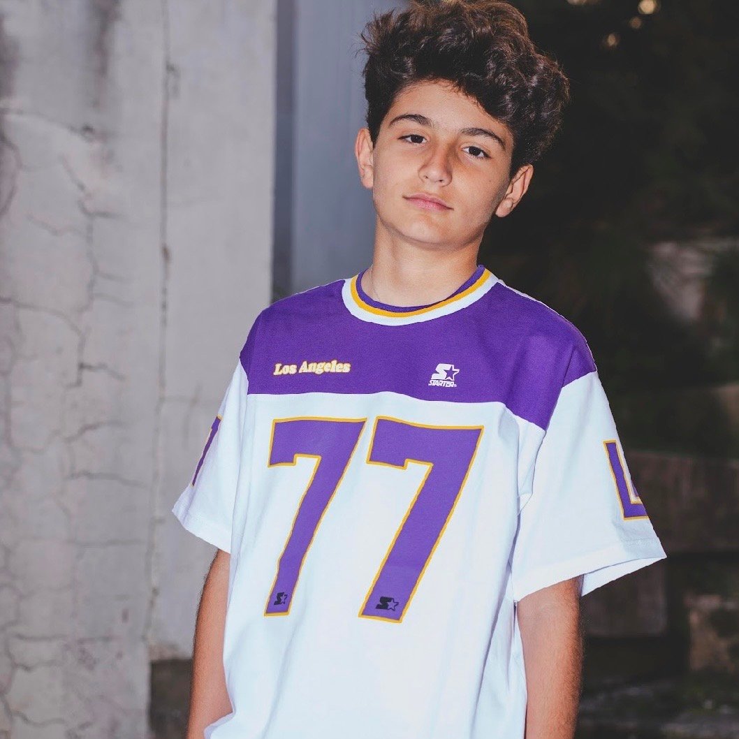 STARTER T-SHIRT BAMBINO VARSITY LOS ANGELES 77