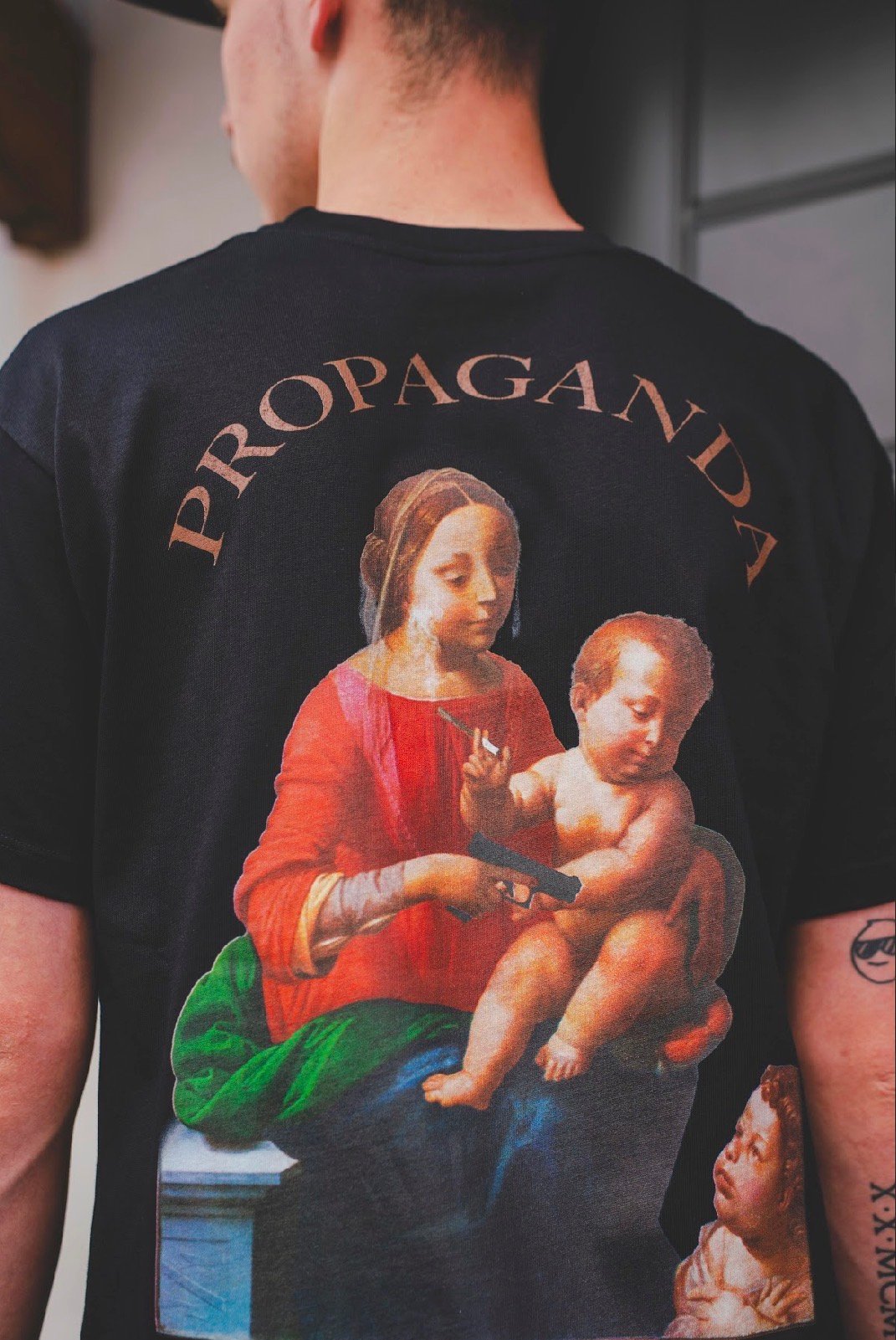 PROPAGANDA T-SHIRT REVIVAL BLACK - immagine 2