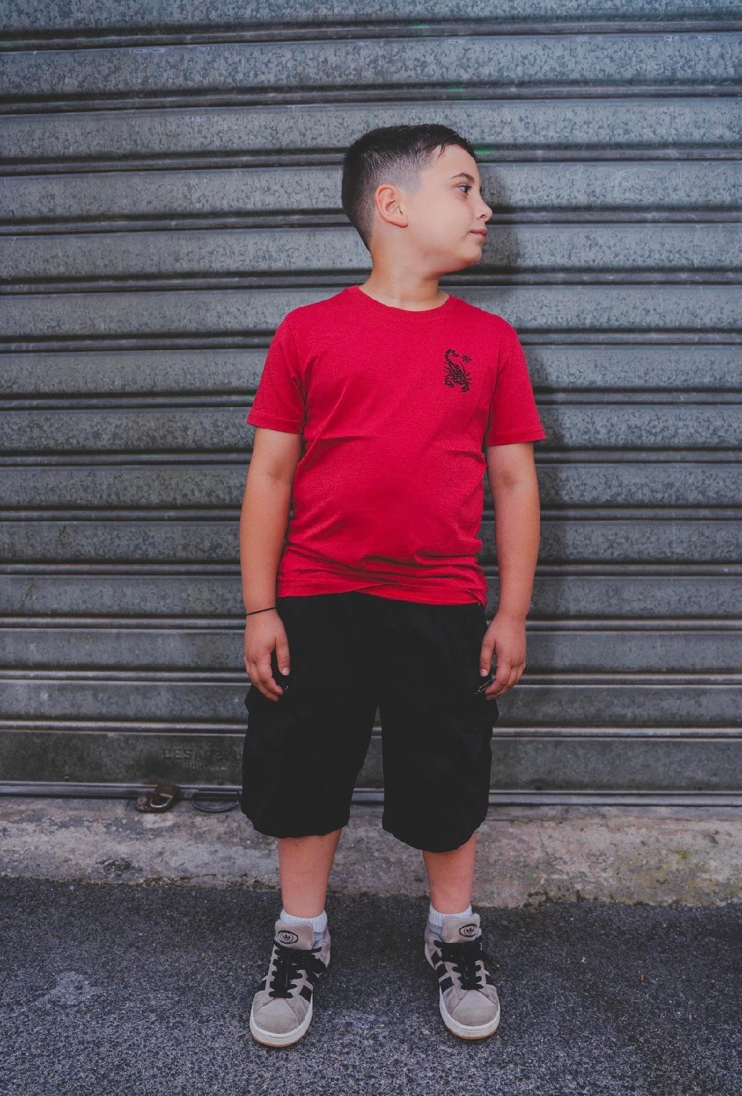 SCORPION BAY BERMUDA CARGO MULTITASCA ''GOTHIC LETTERING'' BAMBINO - immagine 3